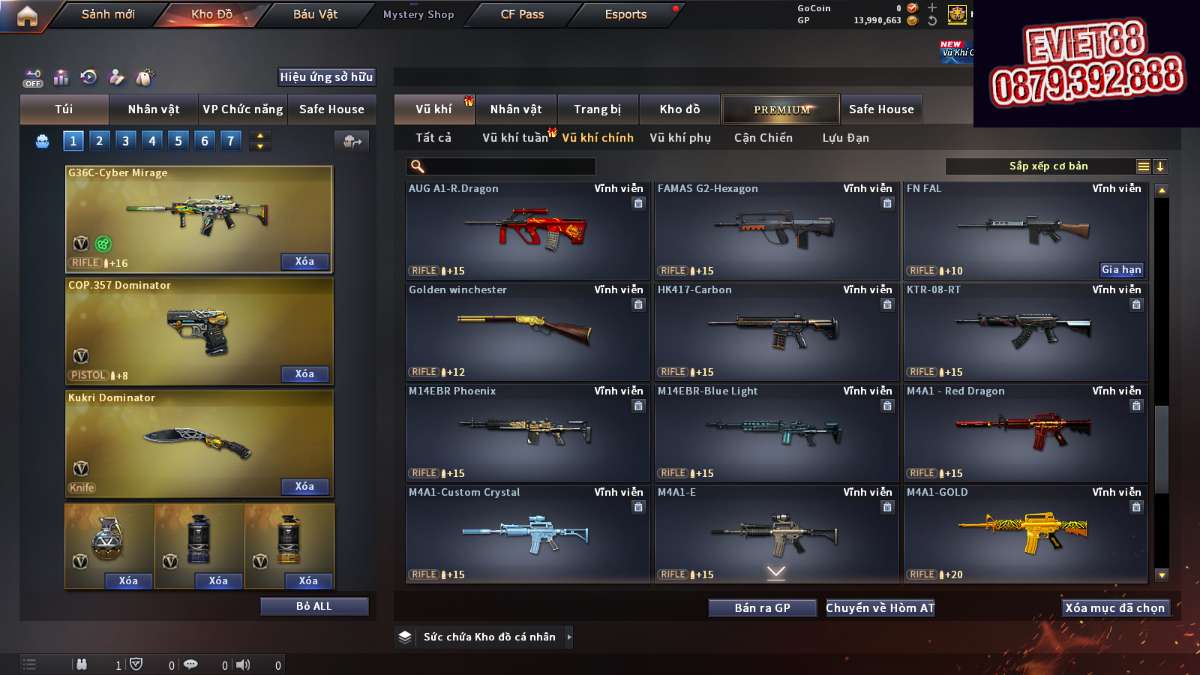 shop acc cf uy tin gia re